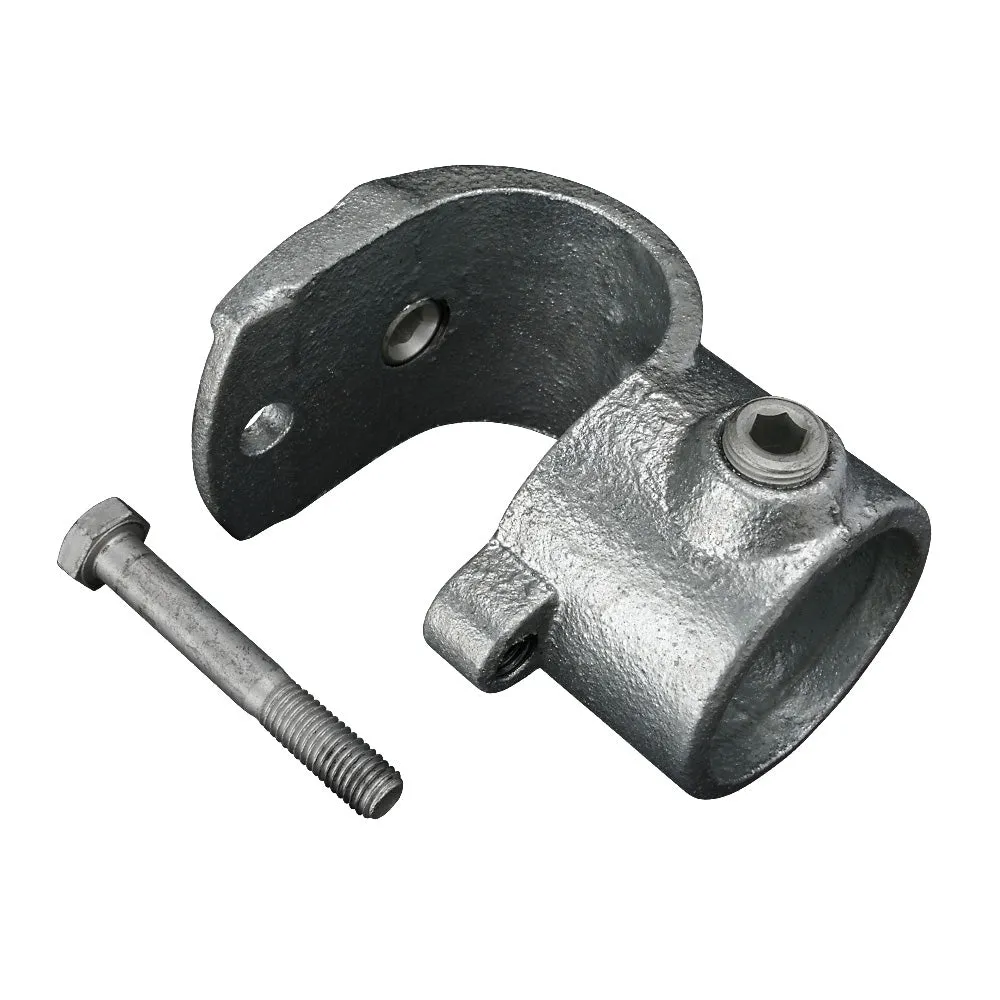 135C 90° Upstand Clamp On Tee Key Clamp To Suit 42.4mm Tube