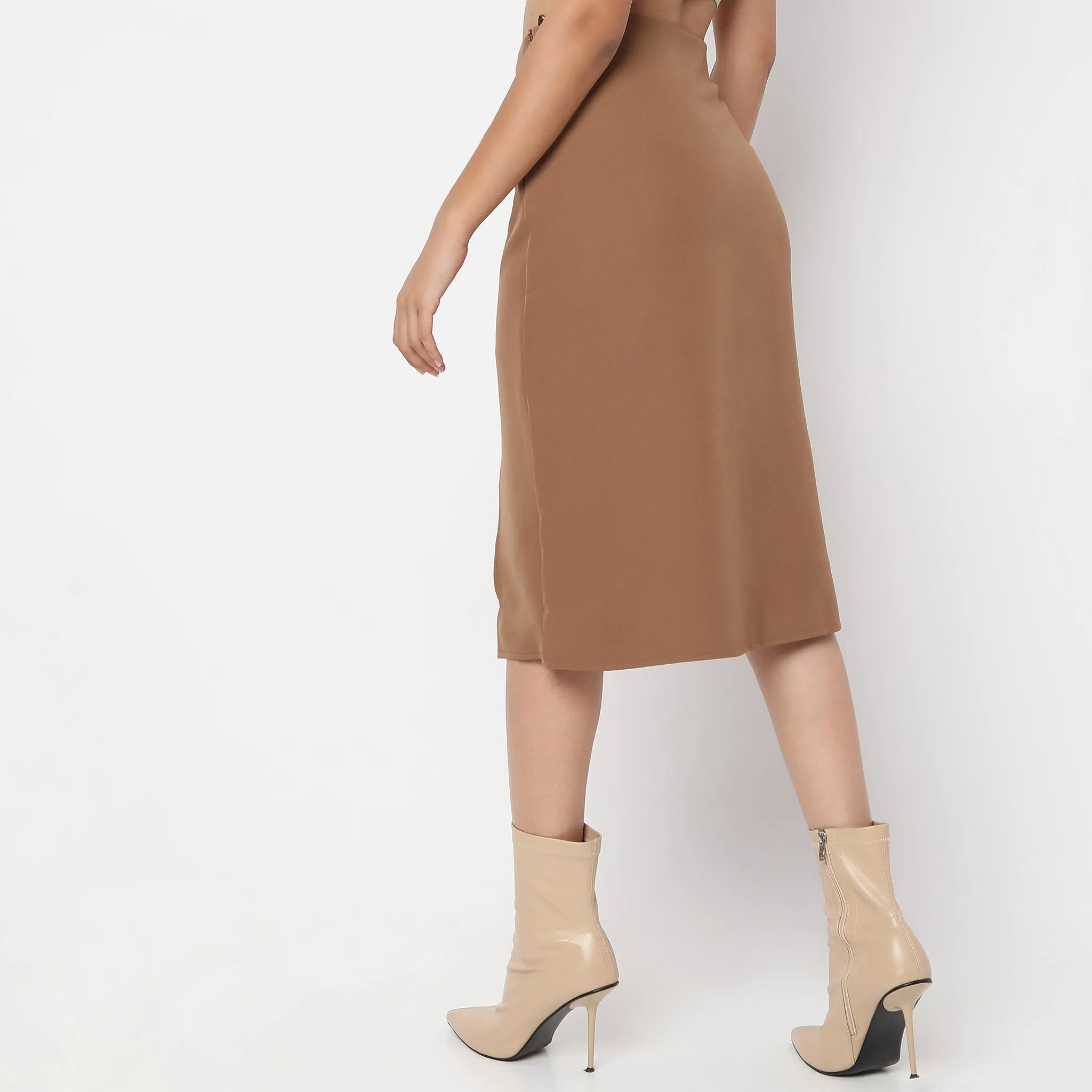 A-Line High Rise Skirt