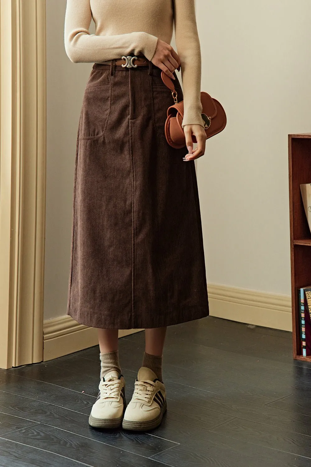 A Line Maxi Skirt for Women