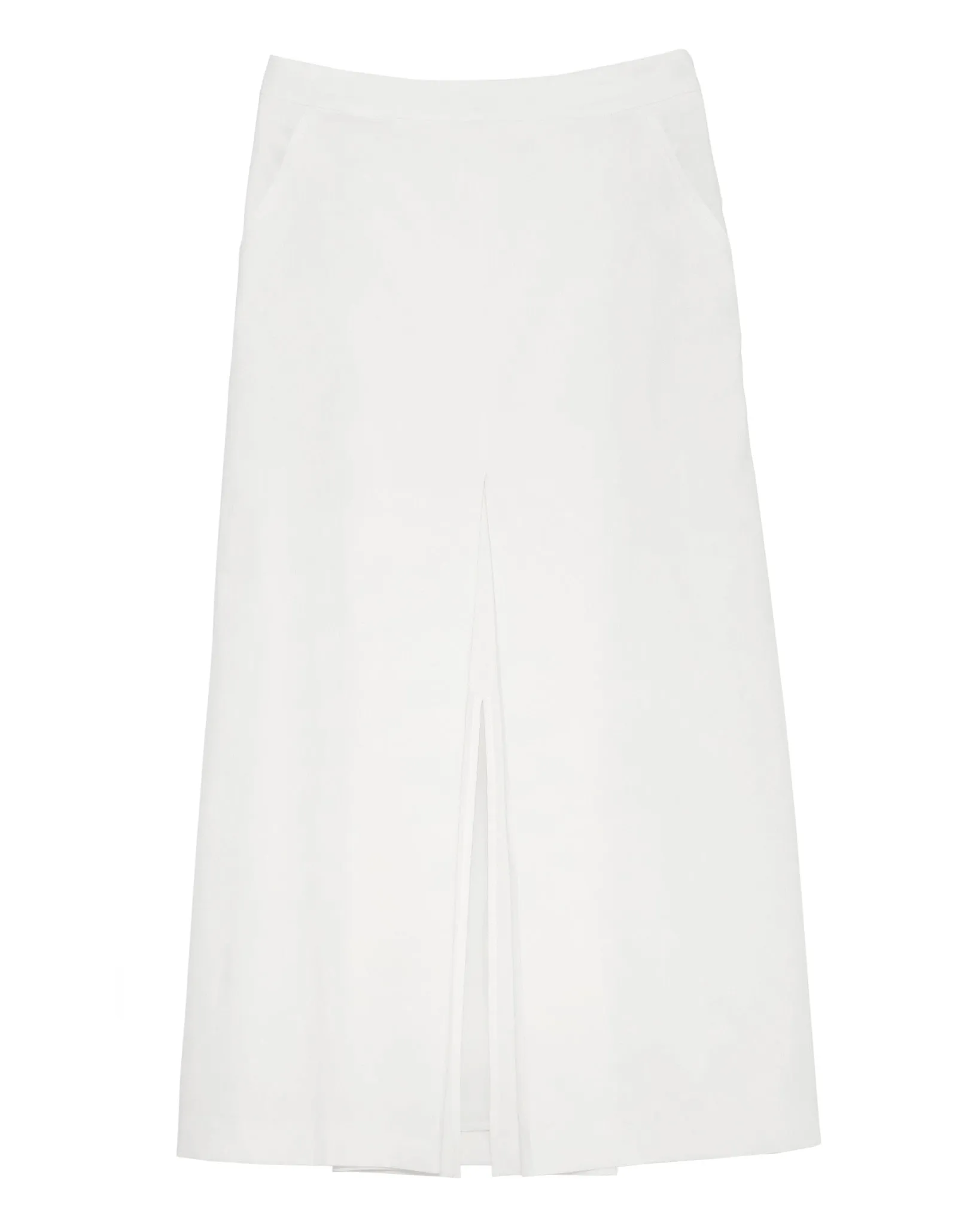 Apiece Apart Karin Slit Skirt in White -FINAL SALE