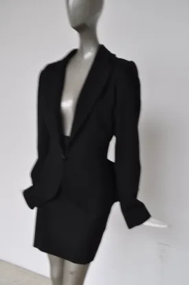 Azzedine Alaia skirt suit 90s