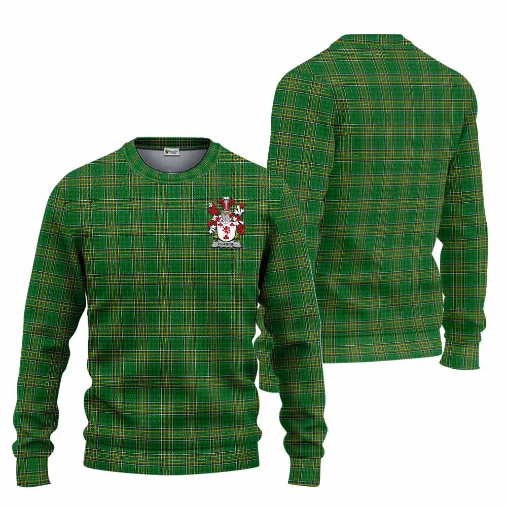 Beamish Irish Clan Tartan Knitted Sweater with Coat of Arms