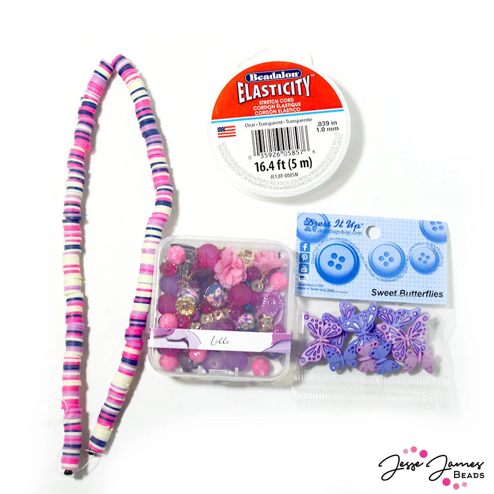 Bracelet Maker Bead Bundle in Frolic Through The Flowers