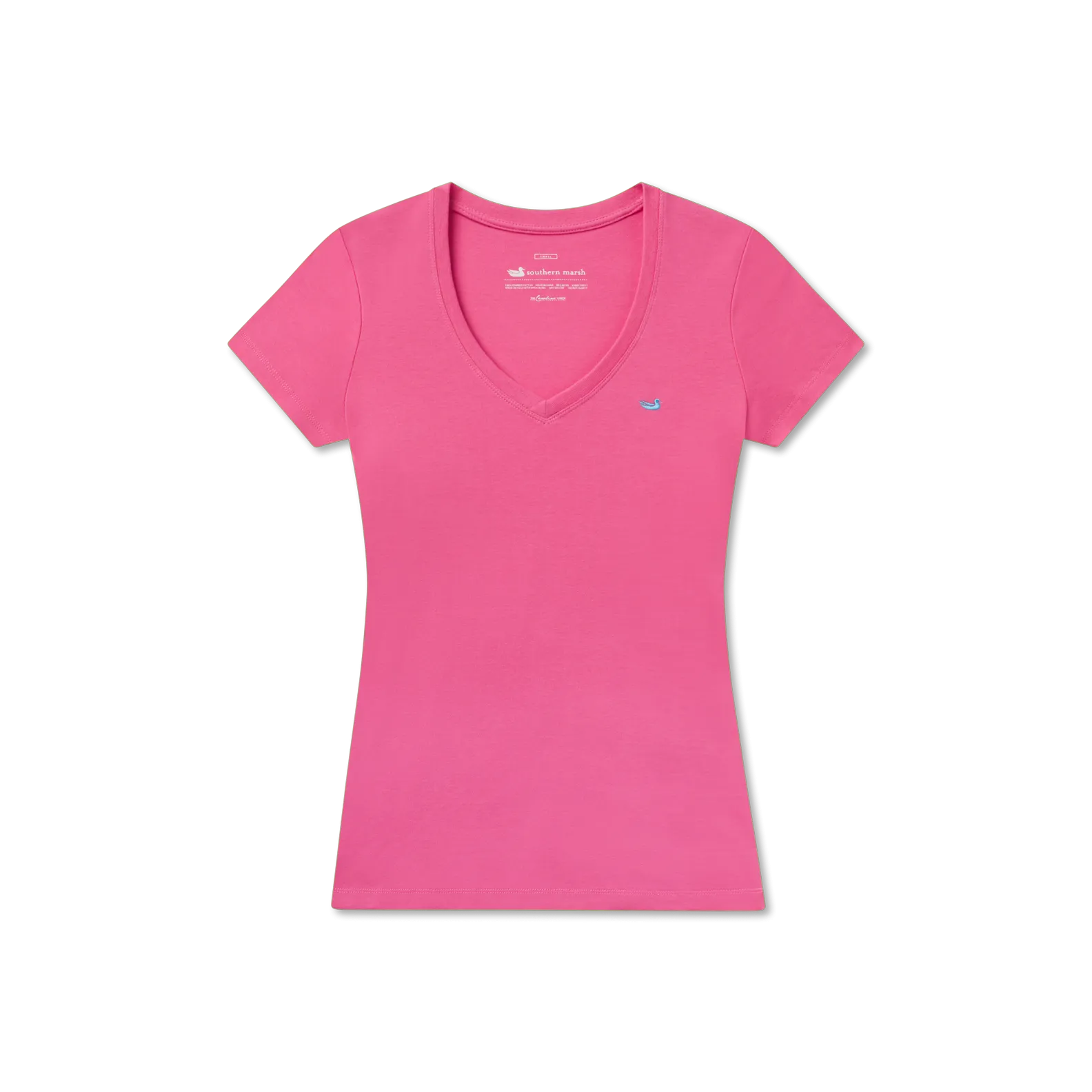 Caroline V-Neck Tee - Cotton