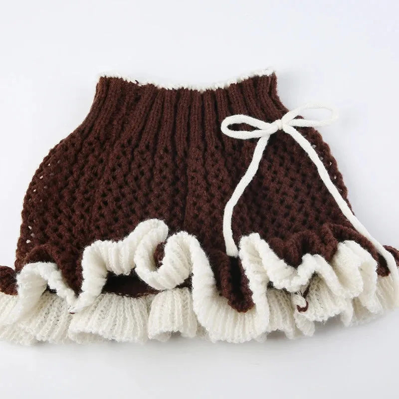 Country Boutique Knit Micro Skirt