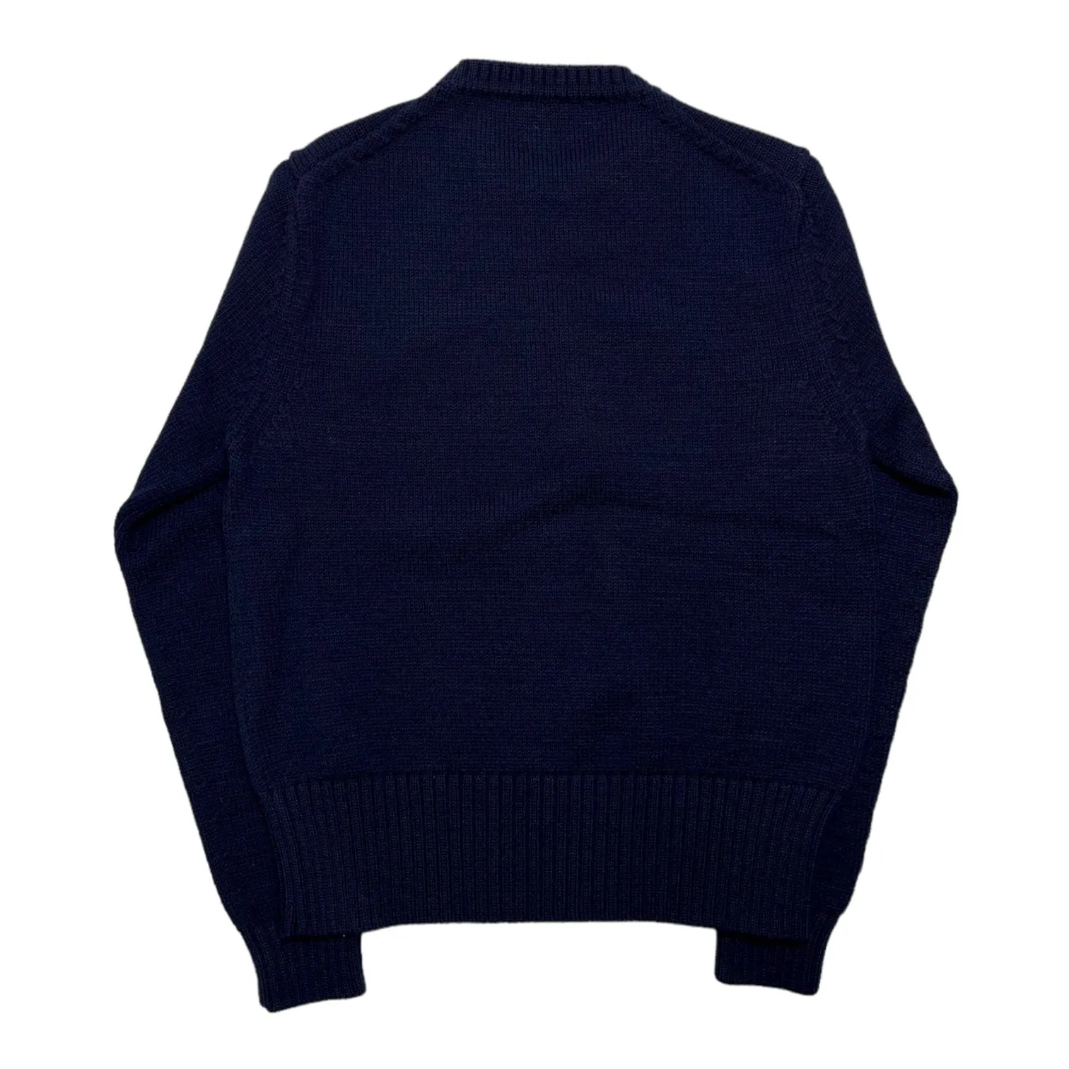 Dior And Shawn Knitted Sweater Navy Blue Pre-Owned