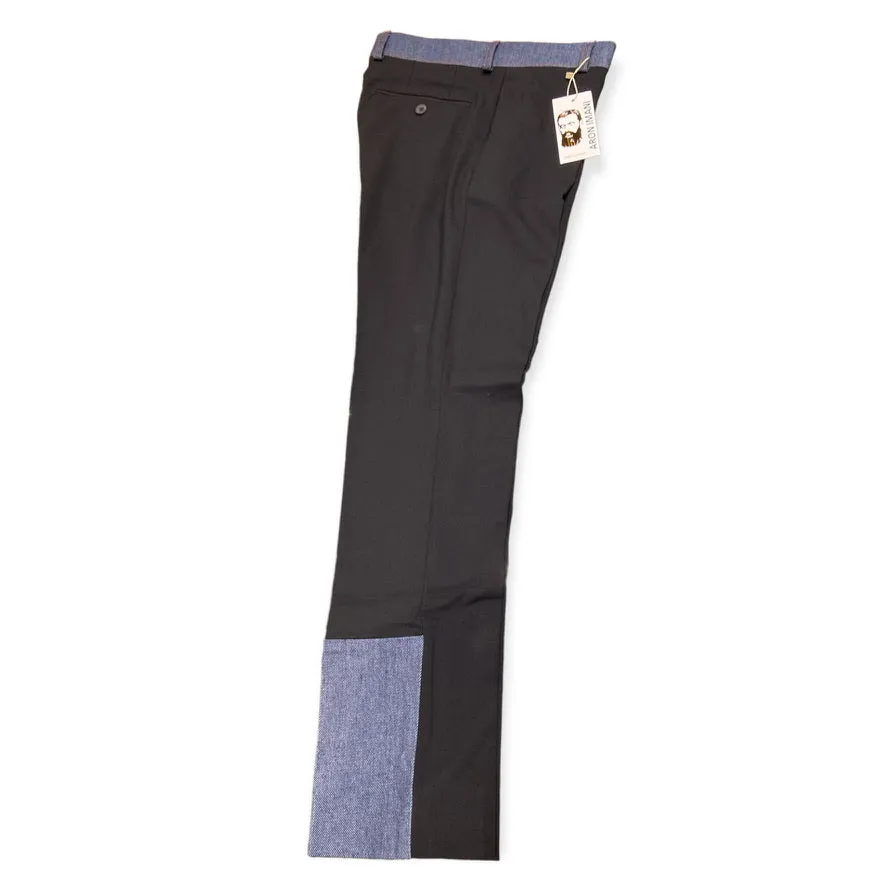 DJ PLUS: Denim Skinny Dress Pants