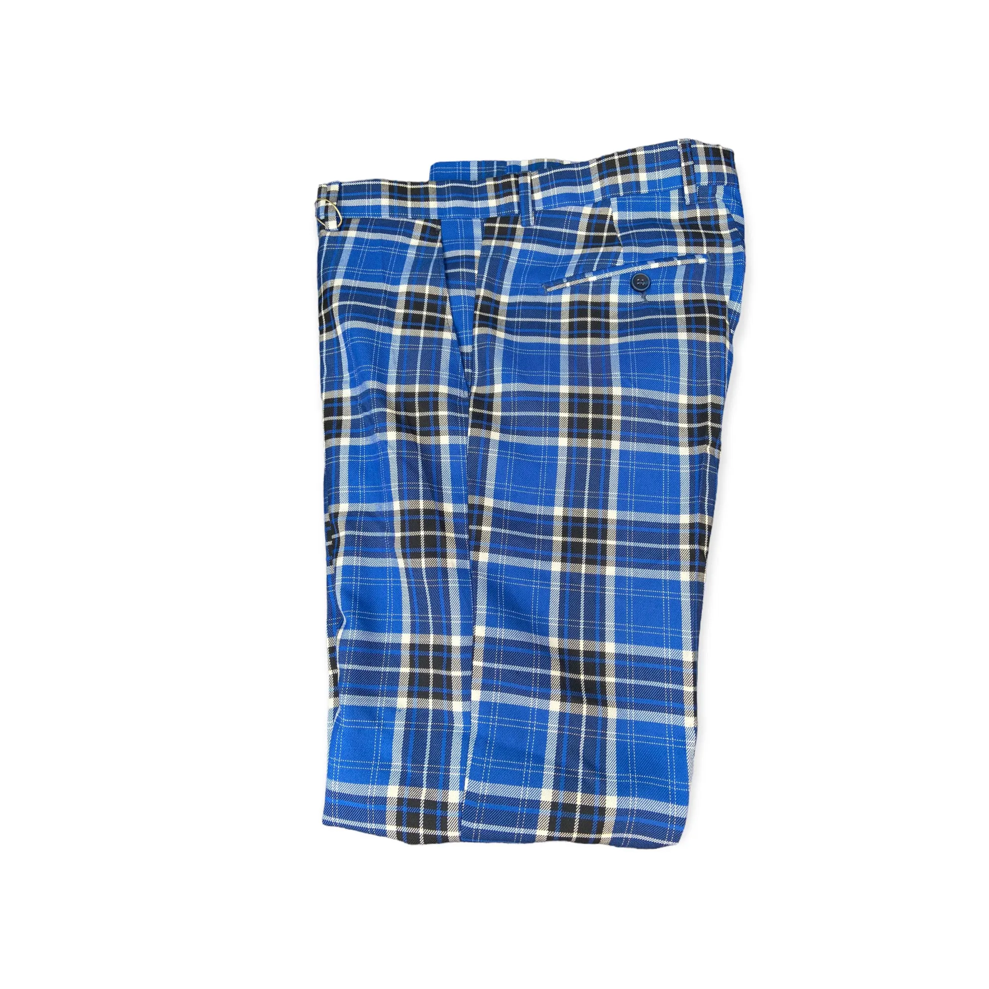 DJ PLUS: Plaid Skinny Dress Pants ON52