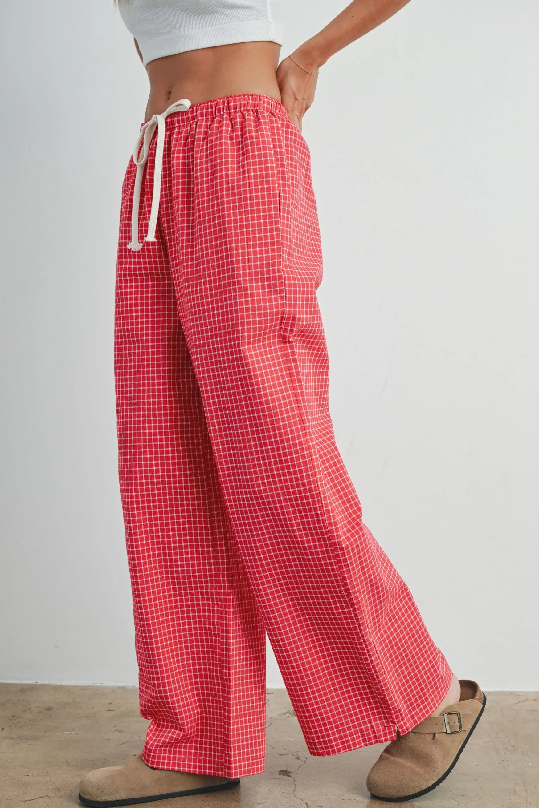 Drawstring Boxer Pants