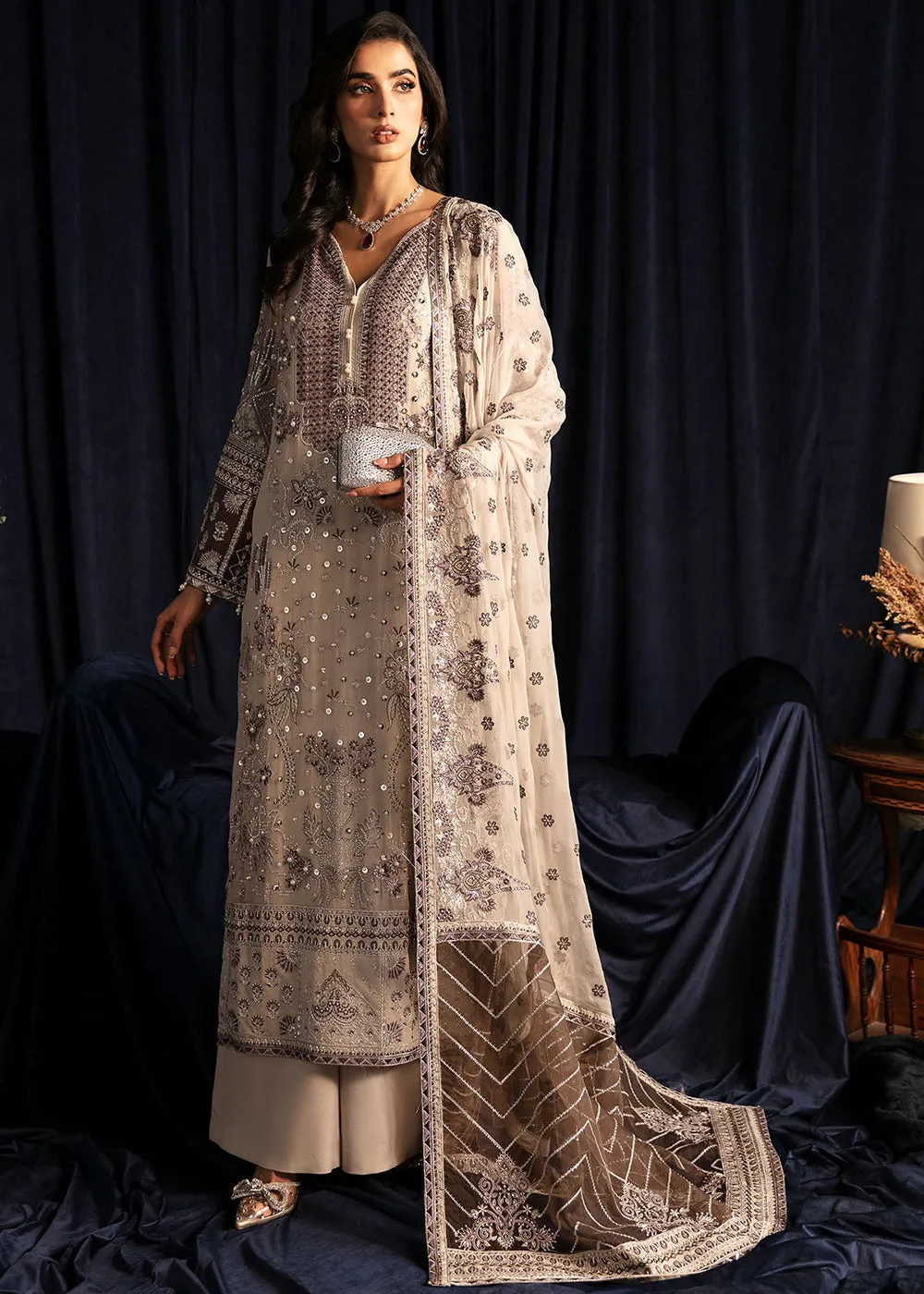 Elanora Embroidered Formals' 24 by Nureh | NEL-46