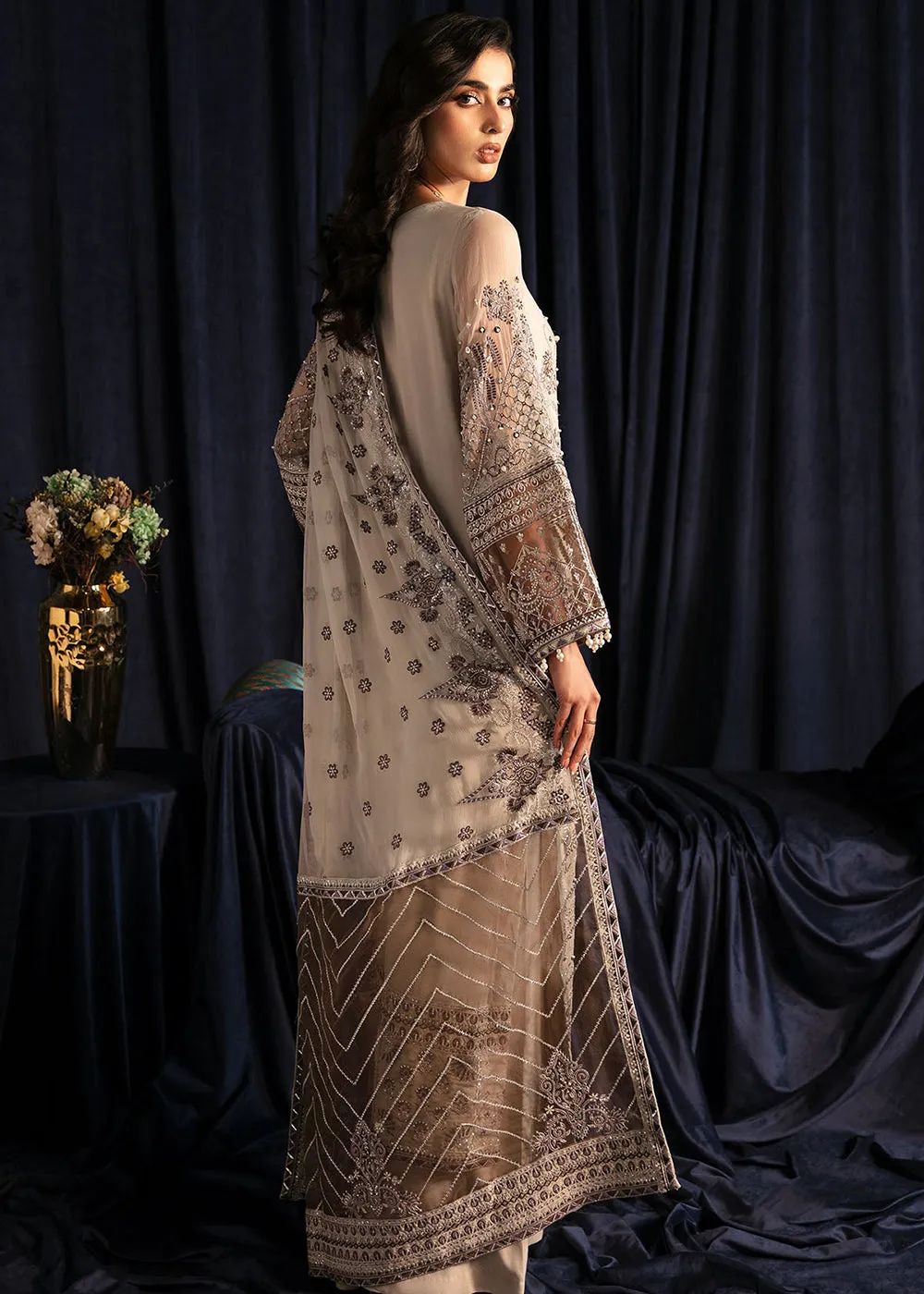 Elanora Embroidered Formals' 24 by Nureh | NEL-46