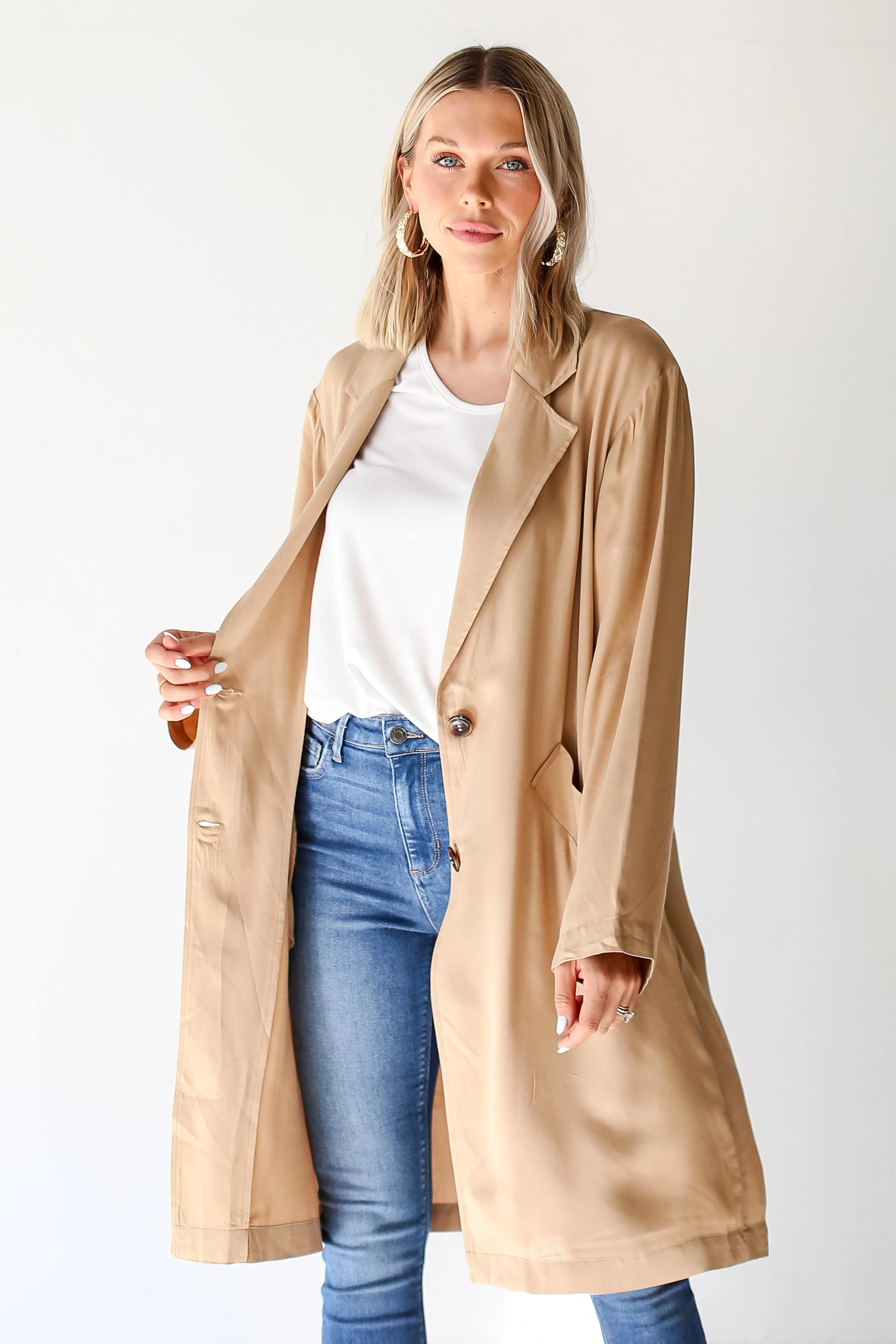 FINAL SALE - Officially Sophisticated Trench Jacket