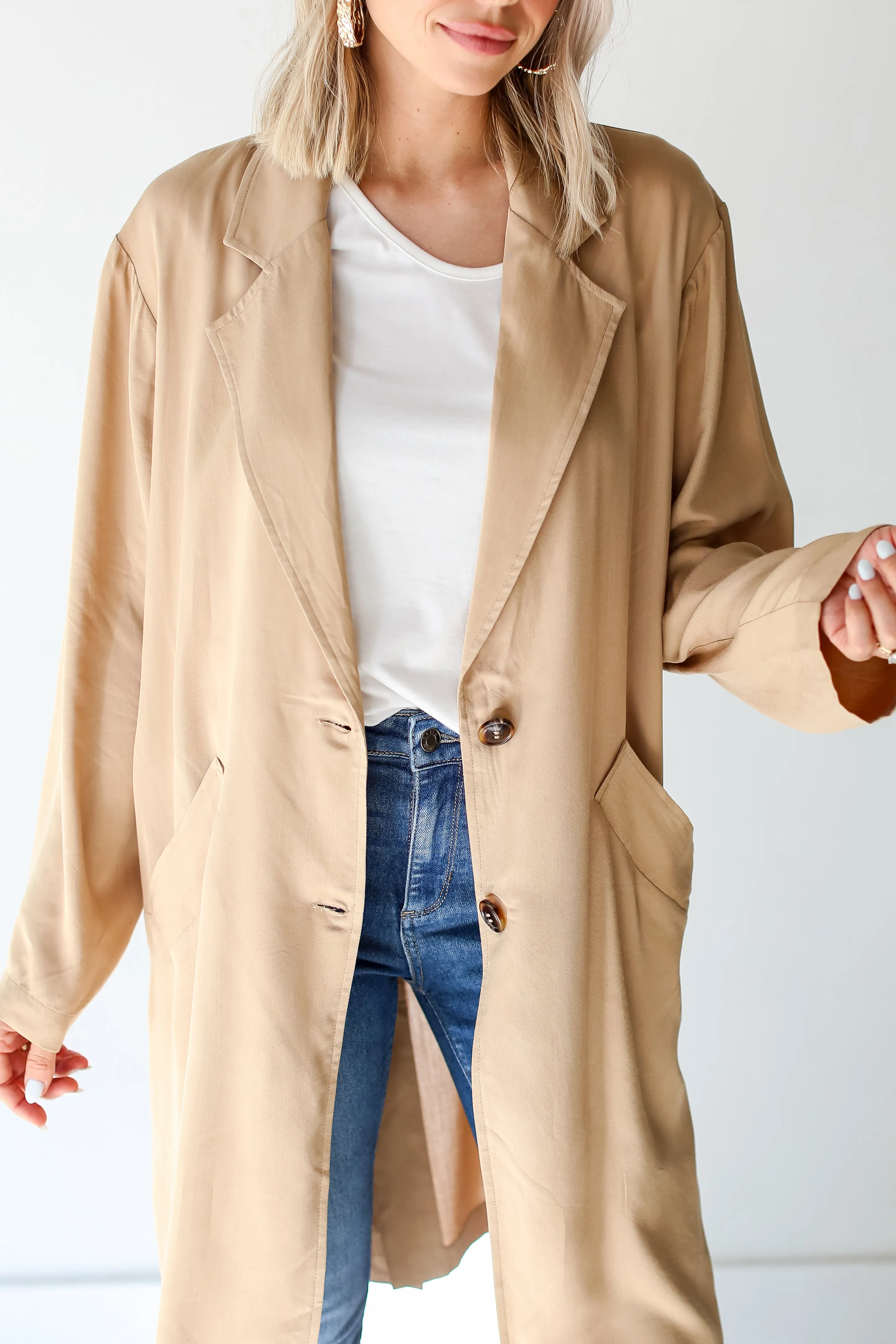 FINAL SALE - Officially Sophisticated Trench Jacket