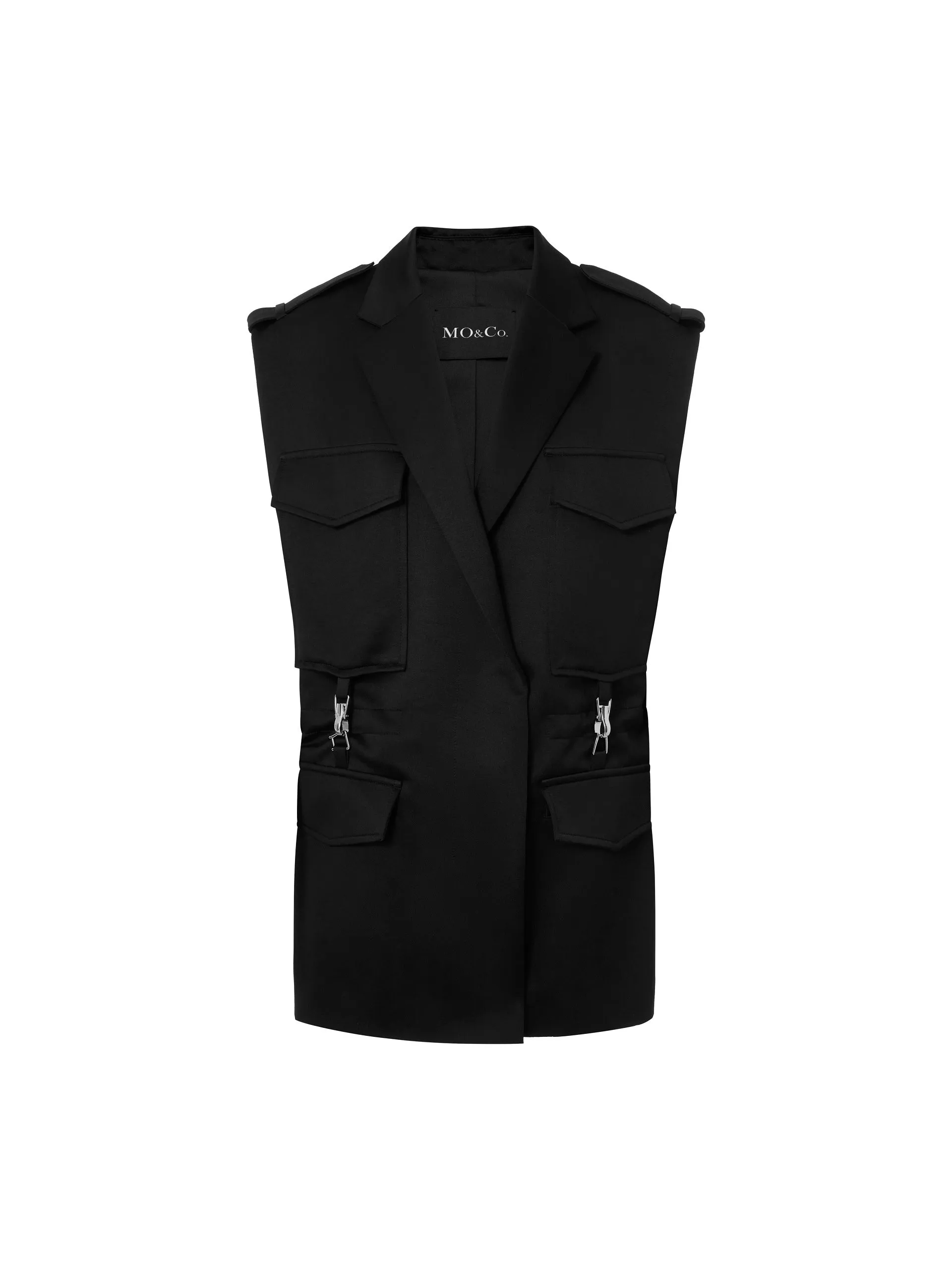 Fitted Sleeveless Waistcoat