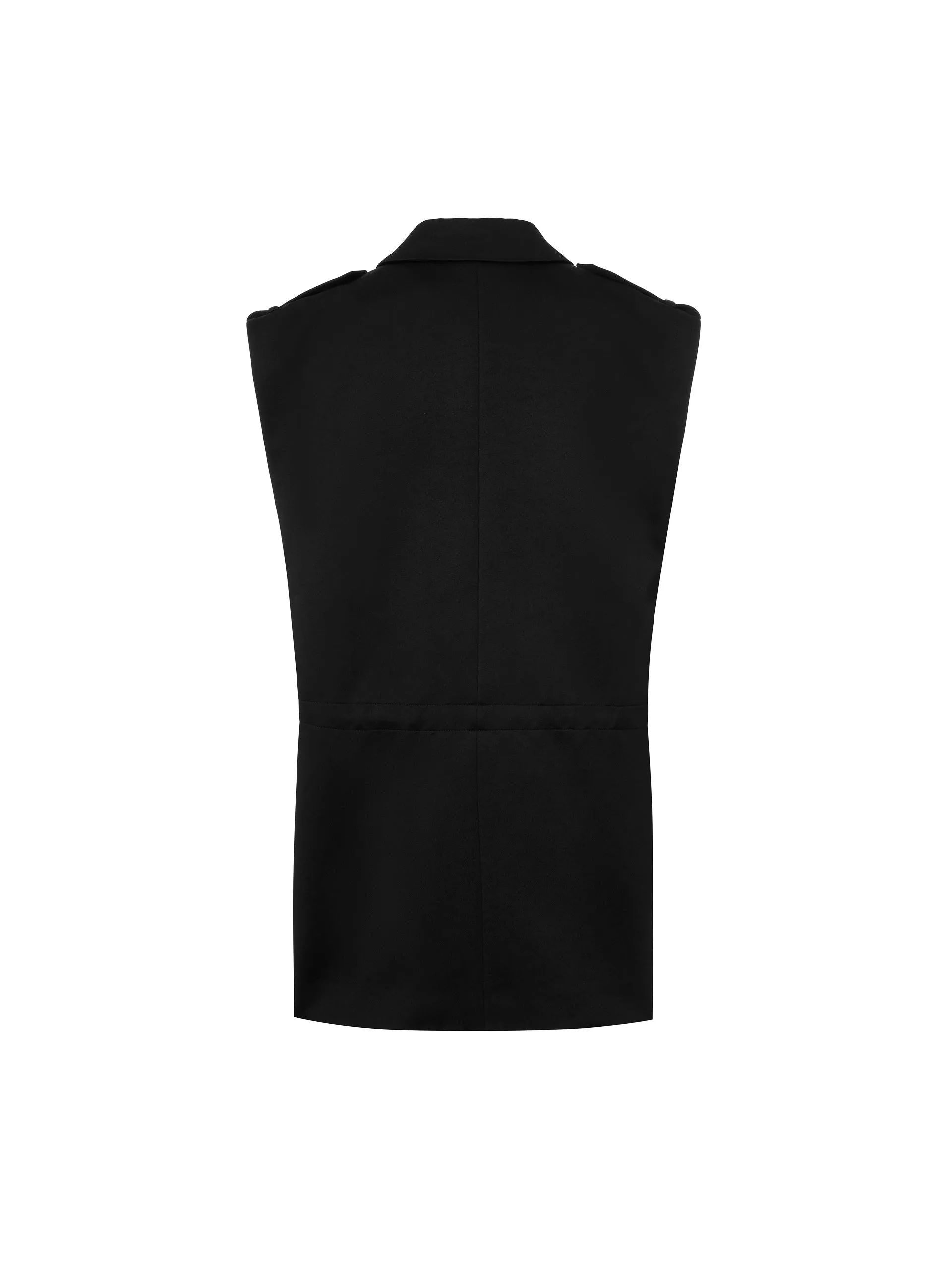 Fitted Sleeveless Waistcoat