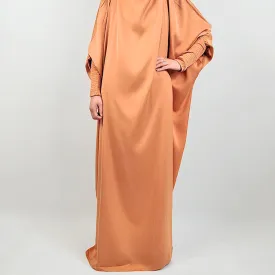 FY124771 solid color muslim abaya dress