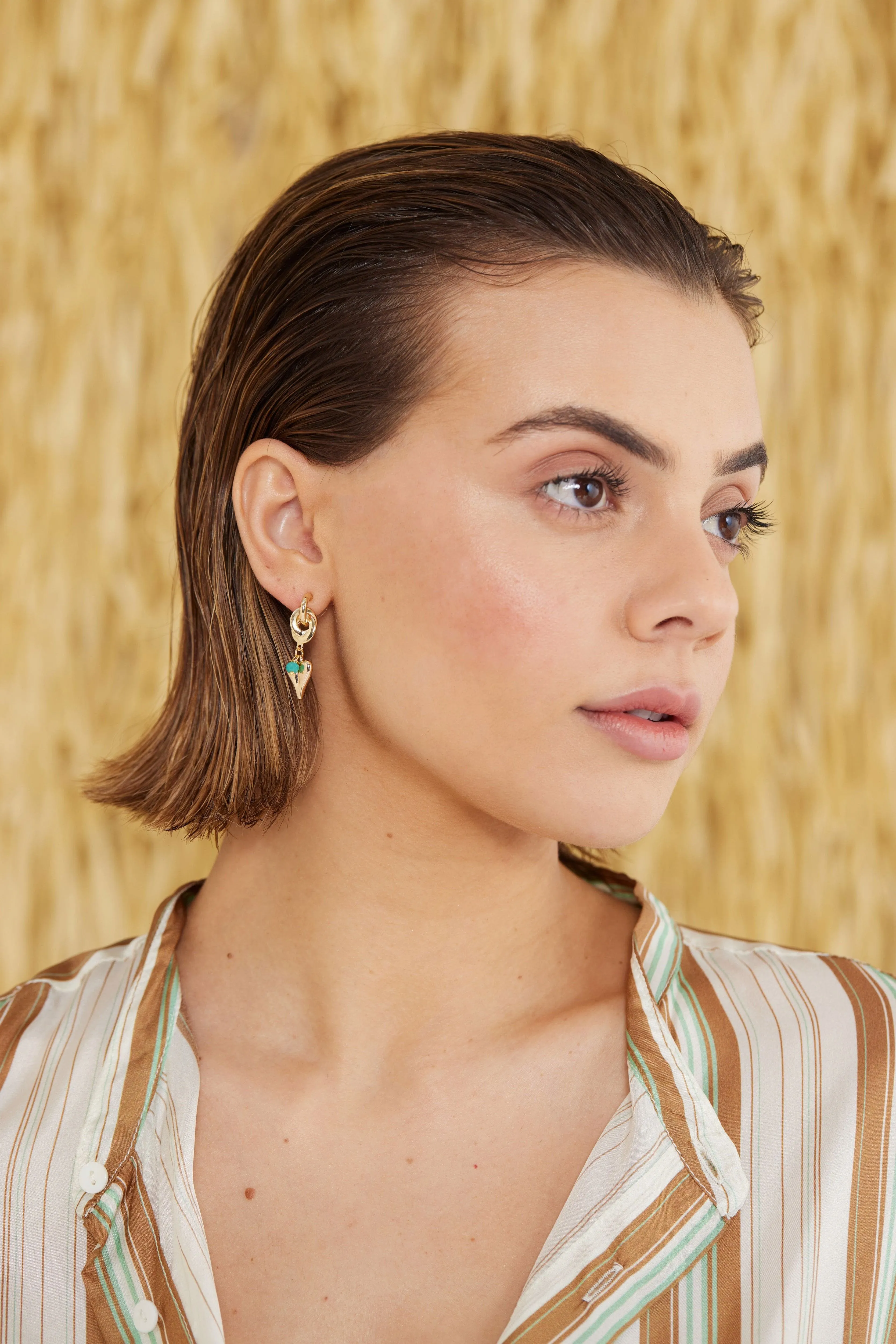 Gabbi Kelly Drop Heart Earring