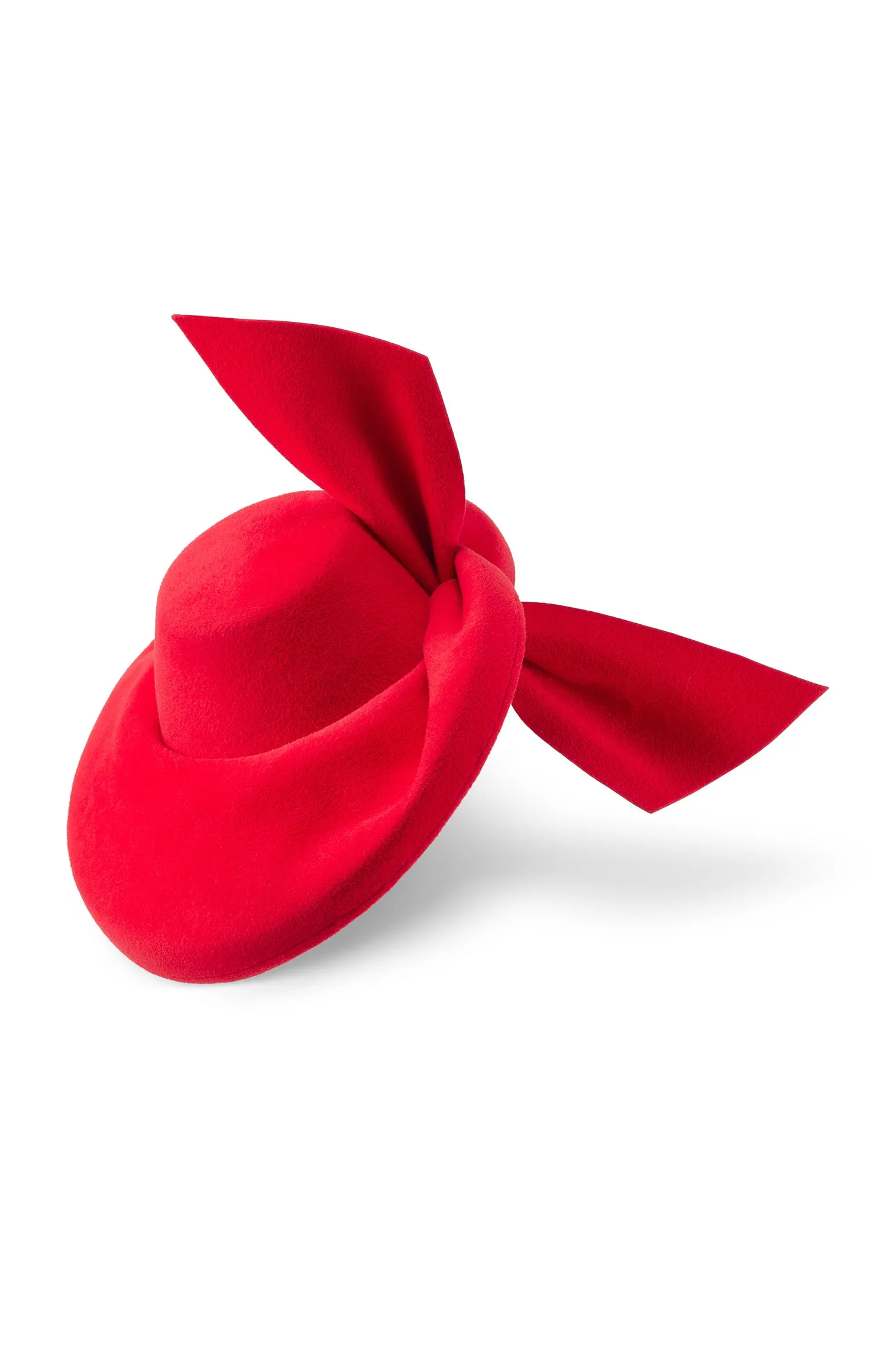 Hedy Red Percher Hat