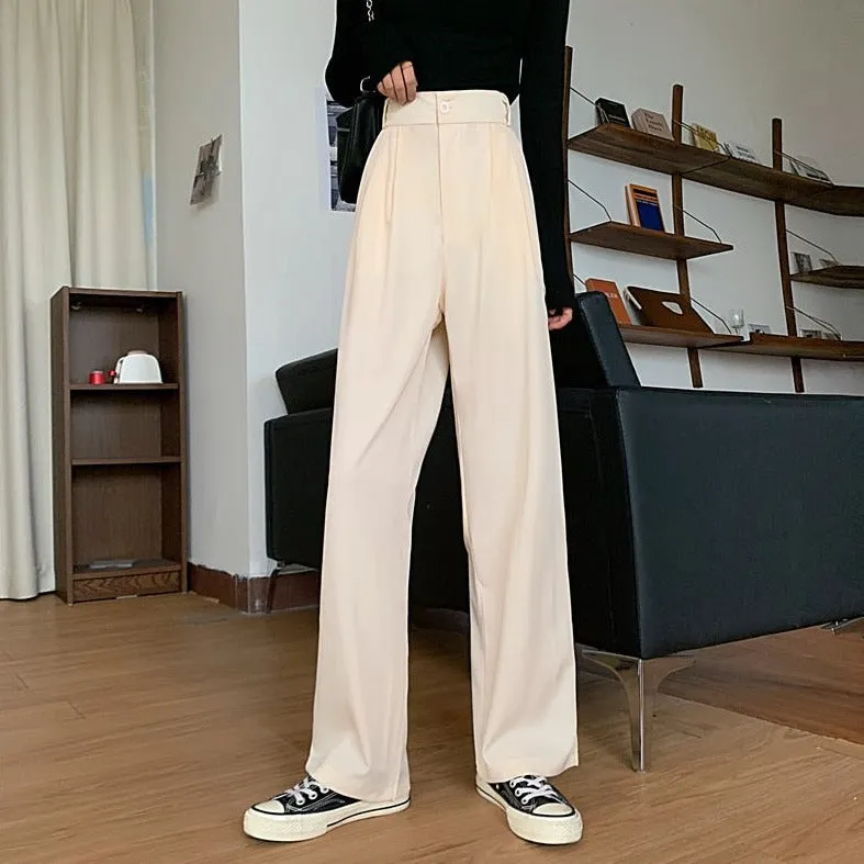 High-Waisted Pants With Pockets