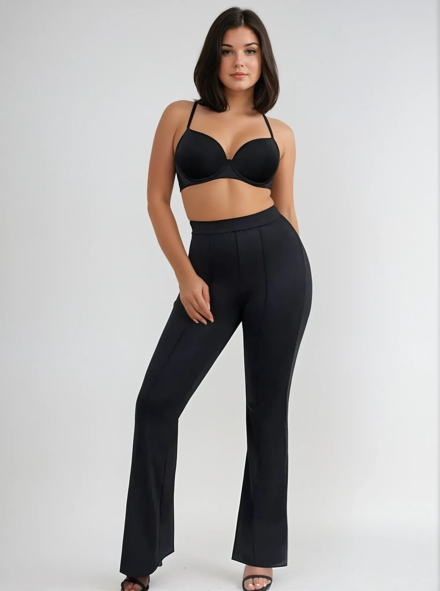 High Waisted Shaping Flare Pants