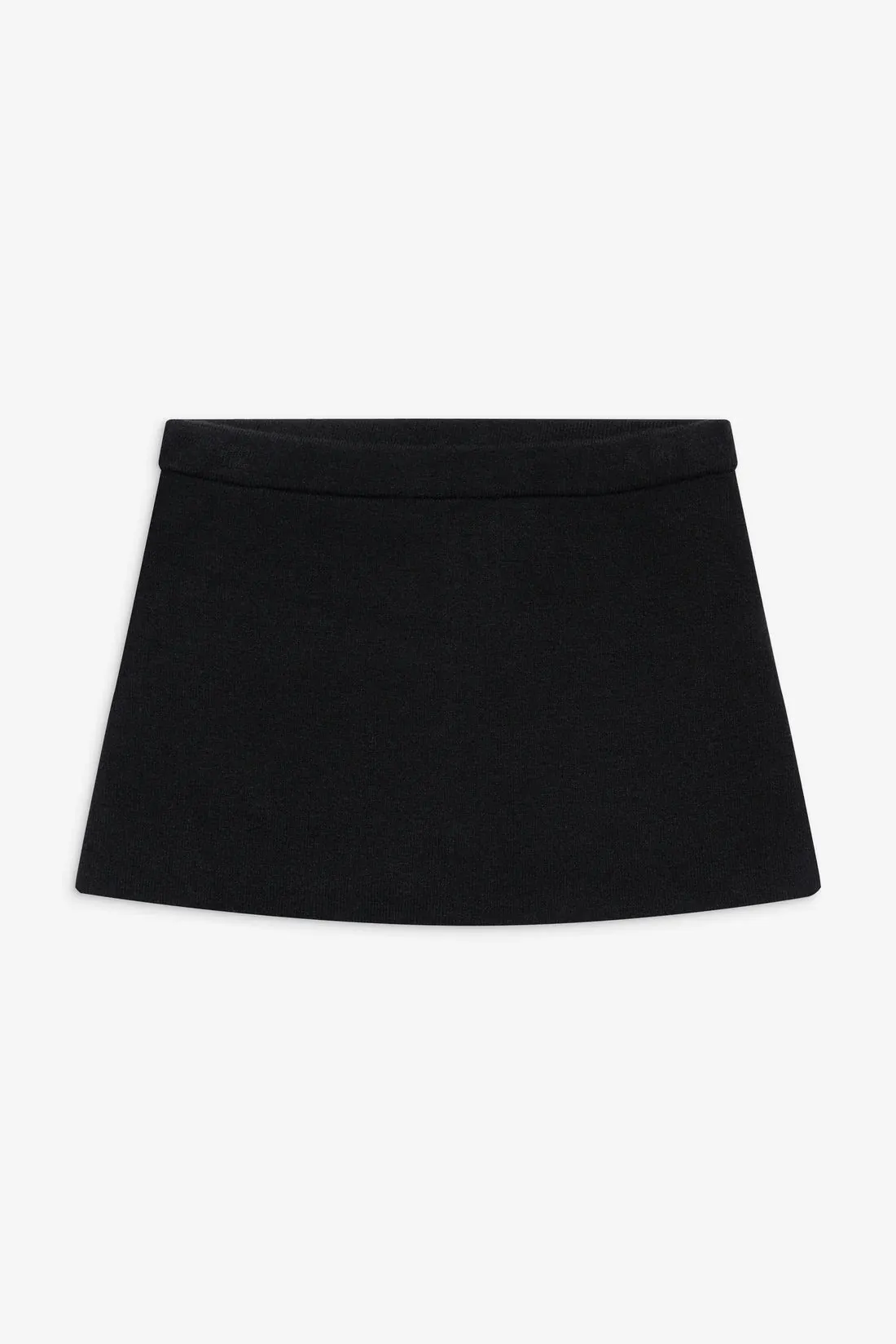 Marialla Cloud Knit Mini Skort ~ Black