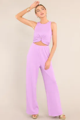 MINKPINK Unity Ring Textured Lilac Pants