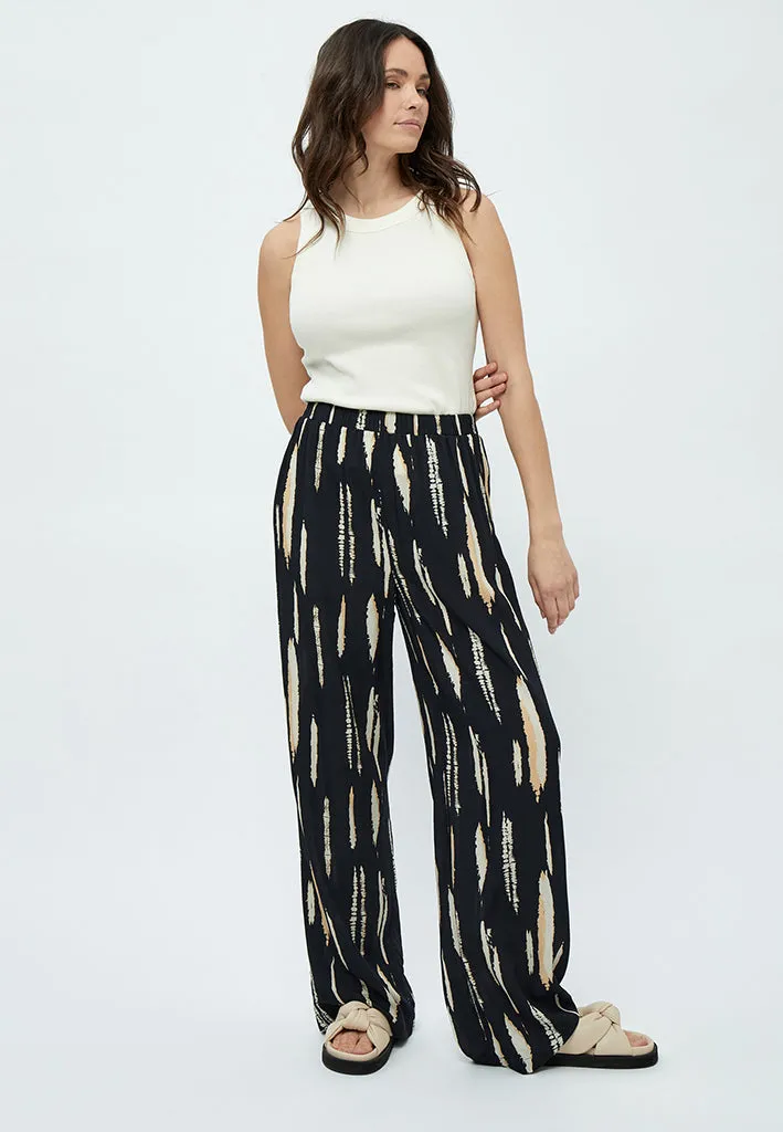 Nalia Elara Pants - Warm Sand Print