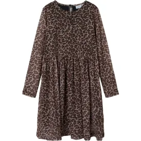 Name It Black Animal Silje Dress