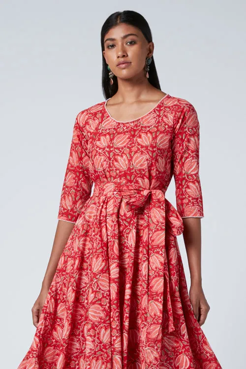 Okhai 'Aphrodite' Cotton Block Print Dress | Rescue