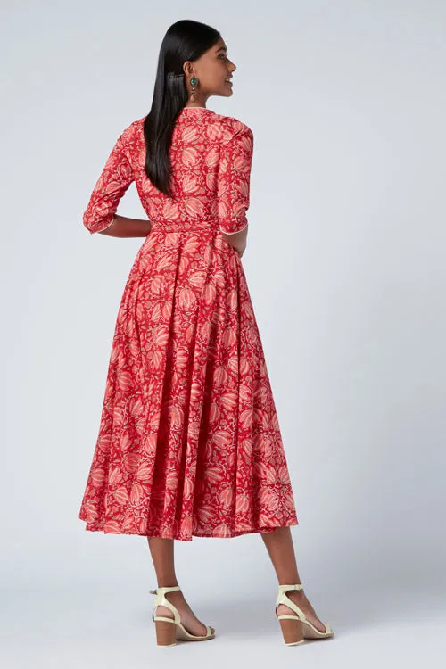 Okhai 'Aphrodite' Cotton Block Print Dress | Rescue