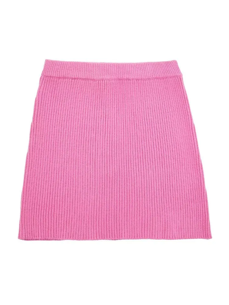 Pre Order:  Pink Knit Turtleneck Set