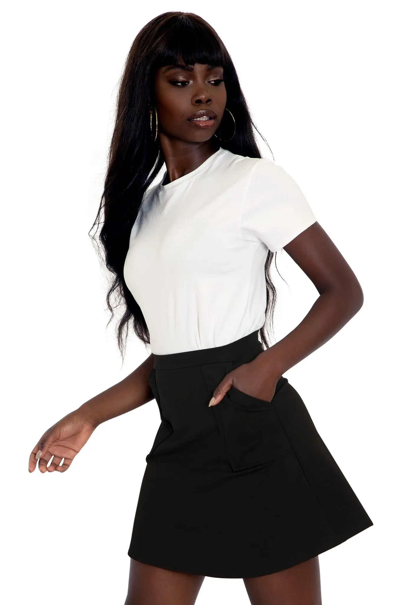 Push It Pocket A-Line Skirt