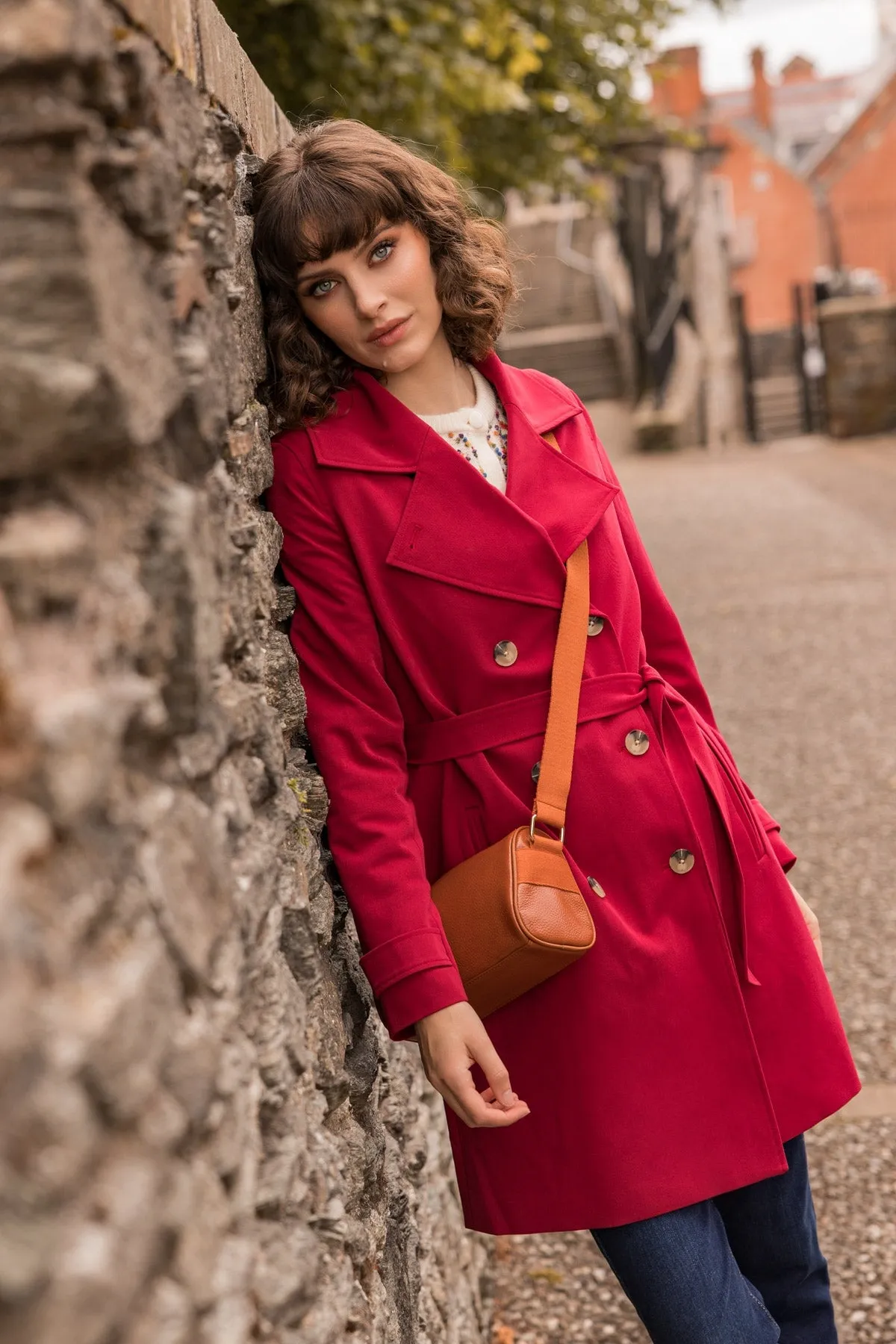 Red Trench Coat