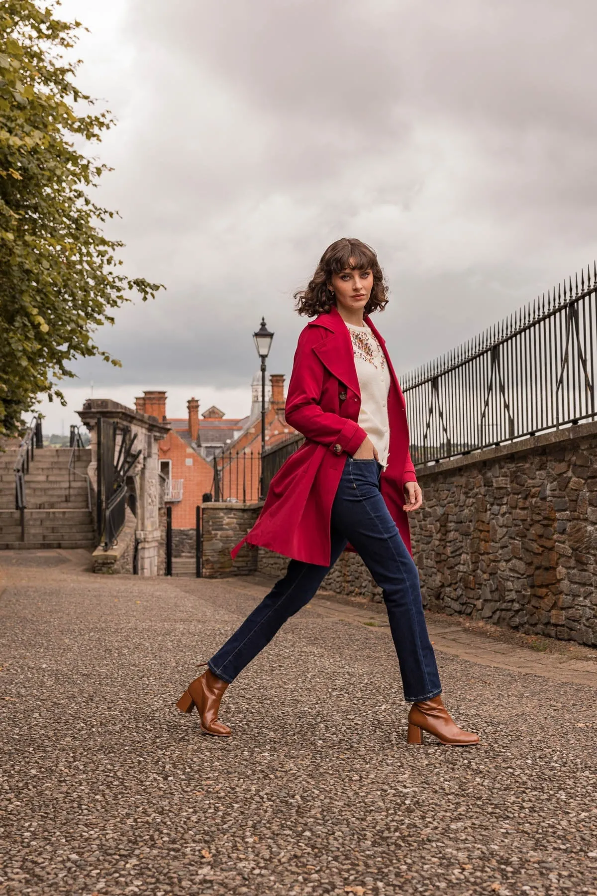 Red Trench Coat