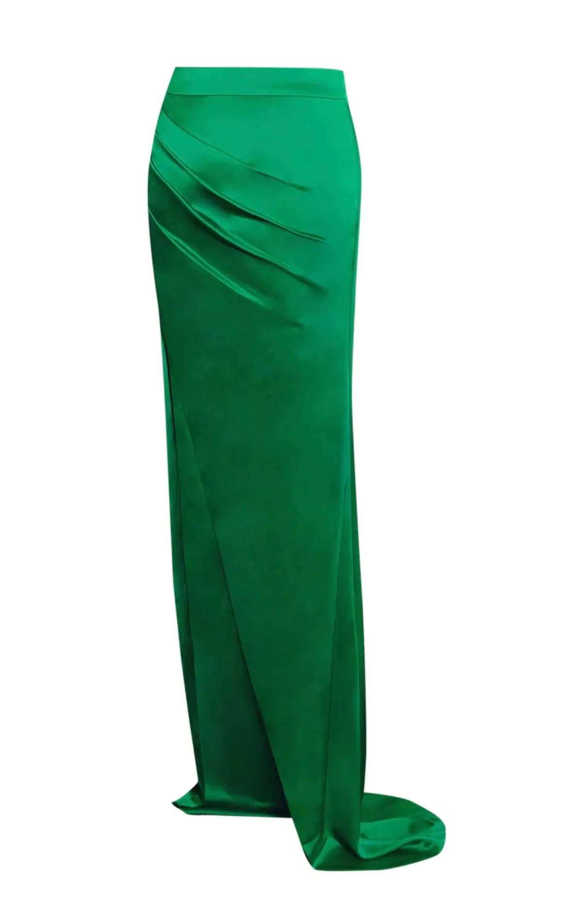 RYLEE HIGH SLIT SATIN SKIRT