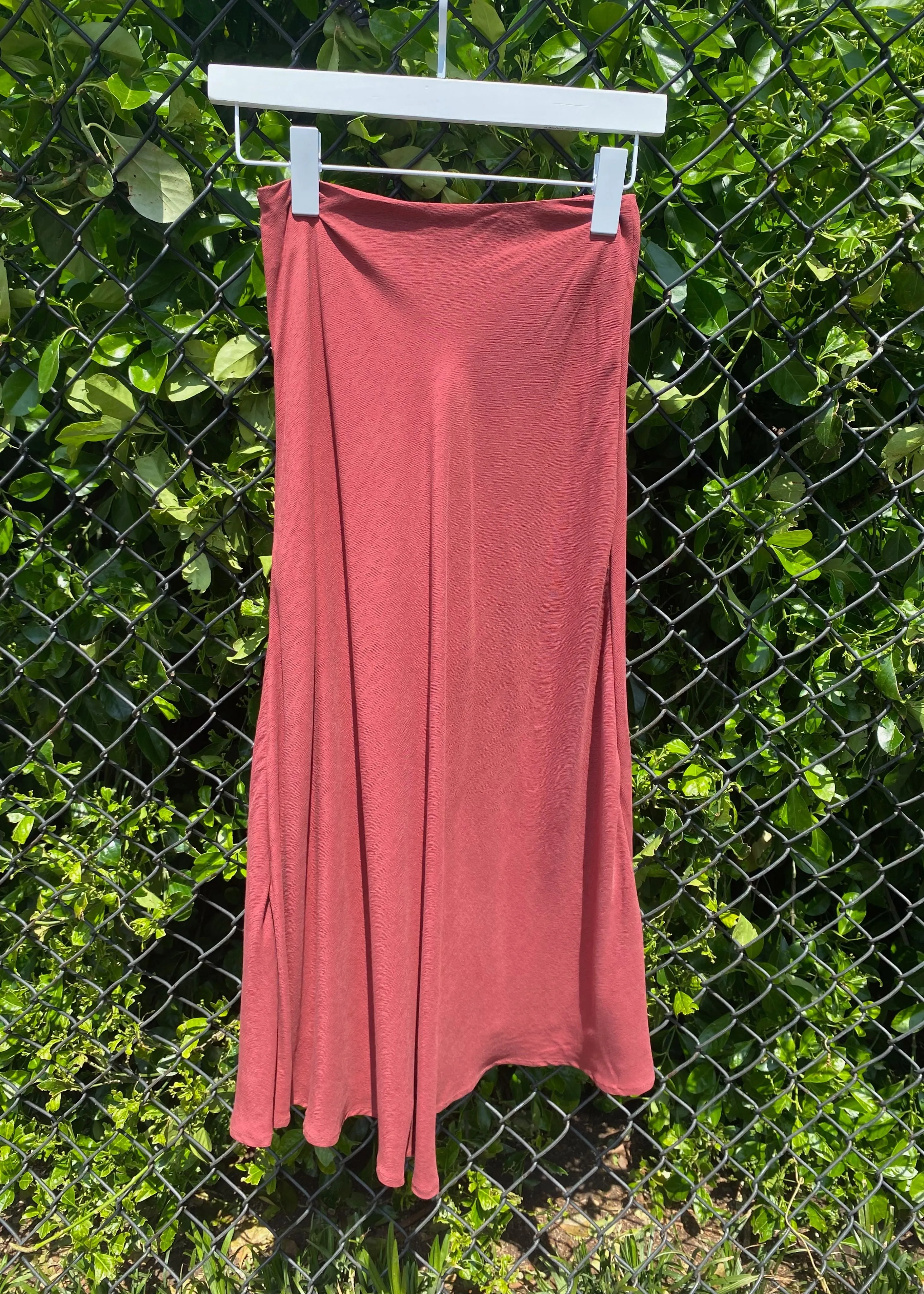 Simple skirt, hibiscus