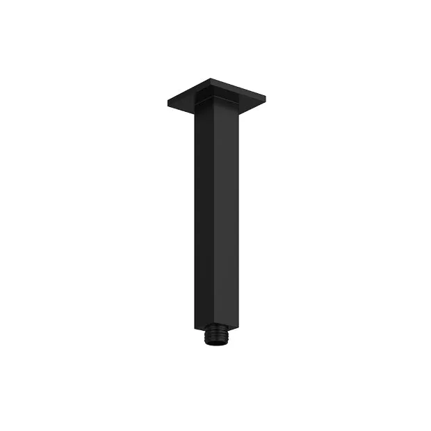 Square Ceiling Mounted Arm Black