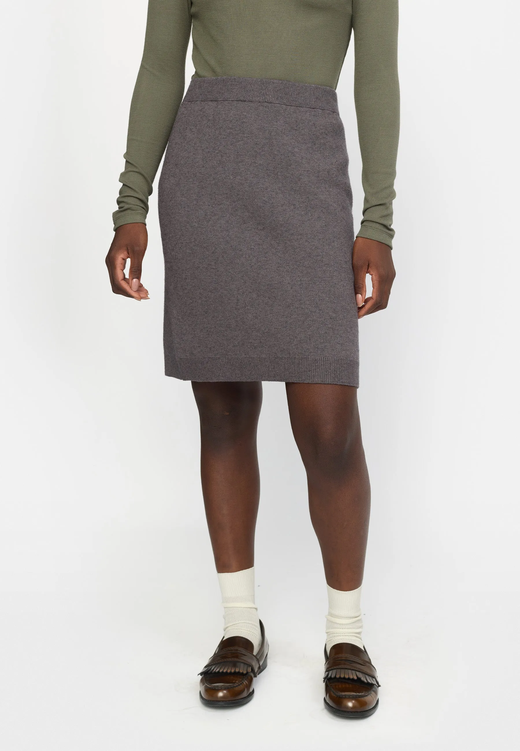 SRDalton Skirt Knit - Morel