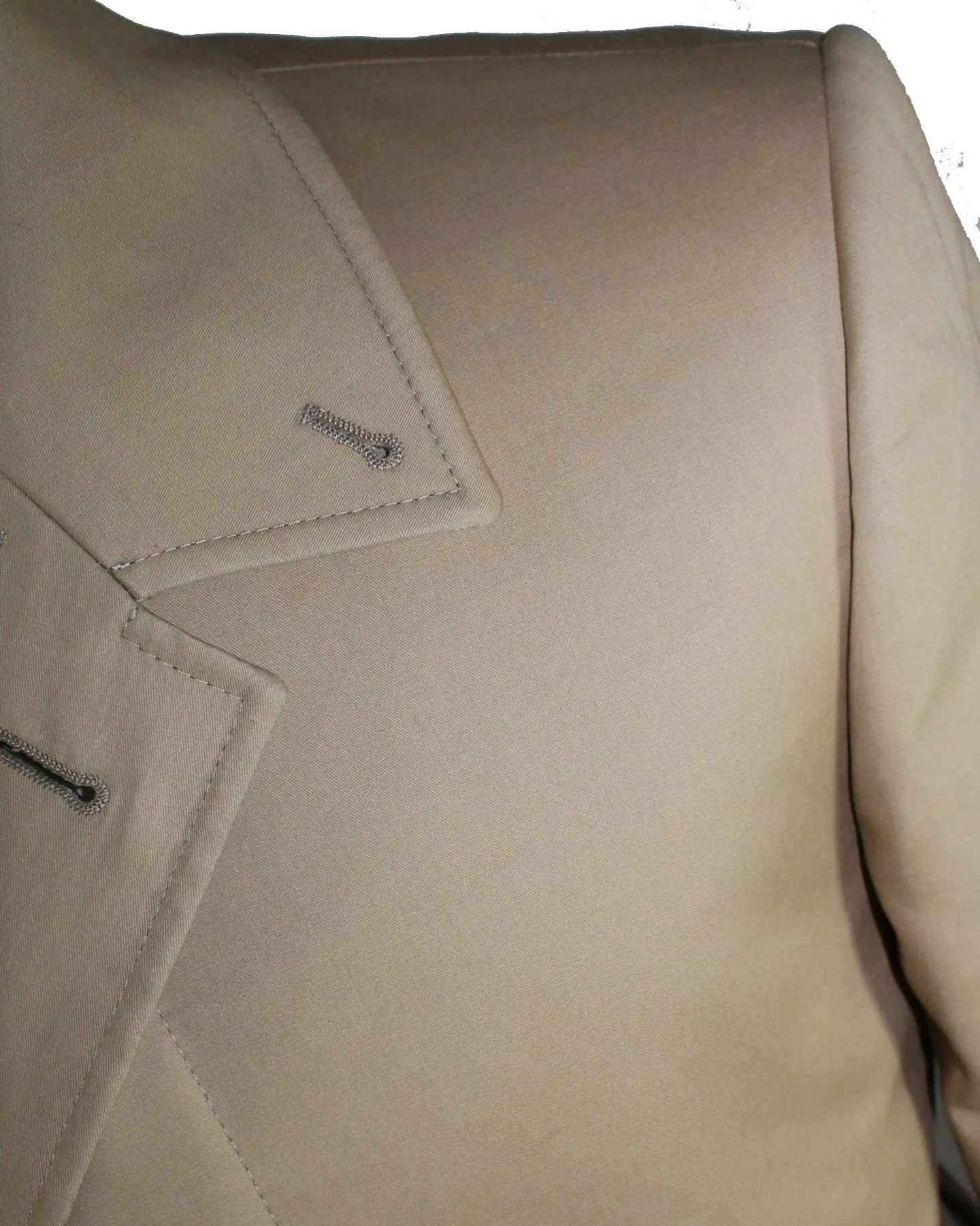 Thom Browne Overcoat Khaki MacKintosh Bal Collar EU 52 - US 42 SALE