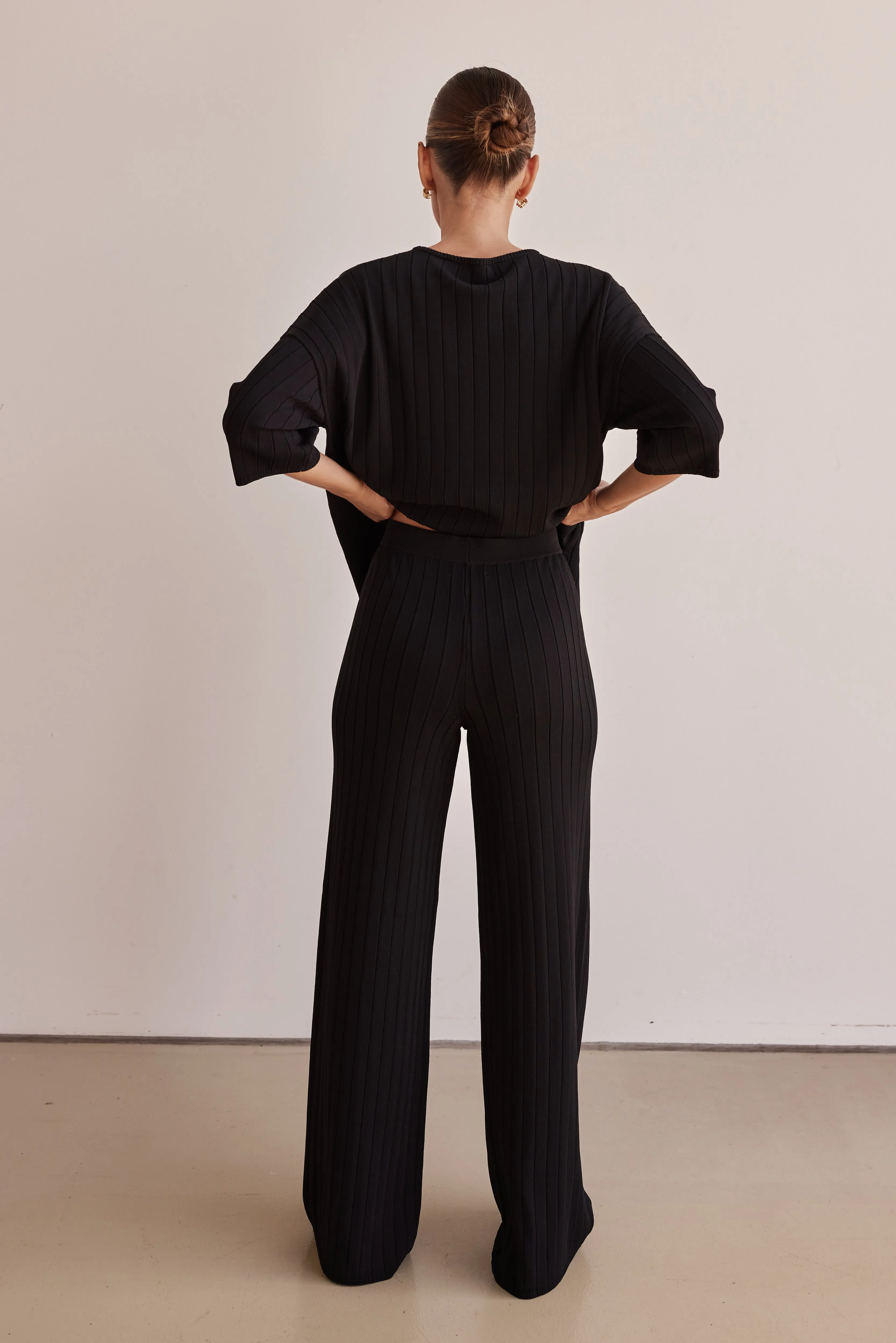 Venice Knit Pant (Black)