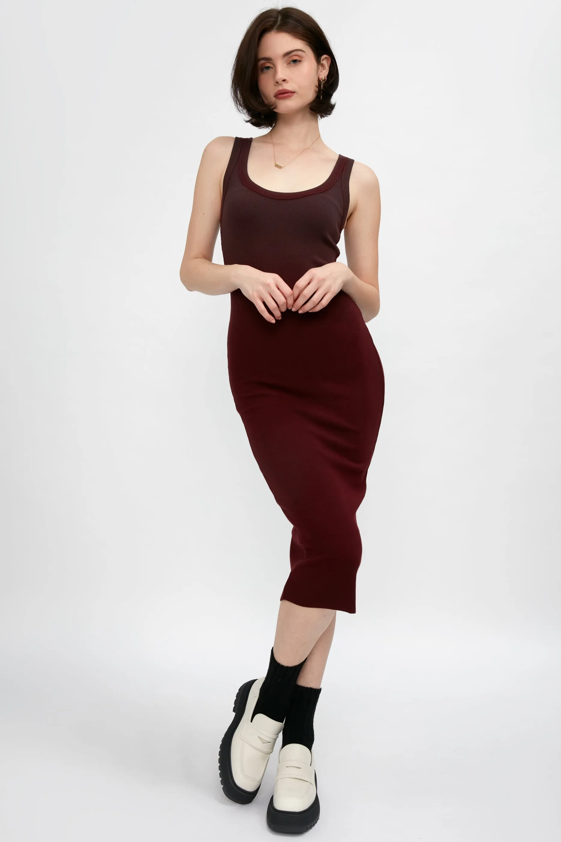 Verona Midi Dress in Eclipse Cast