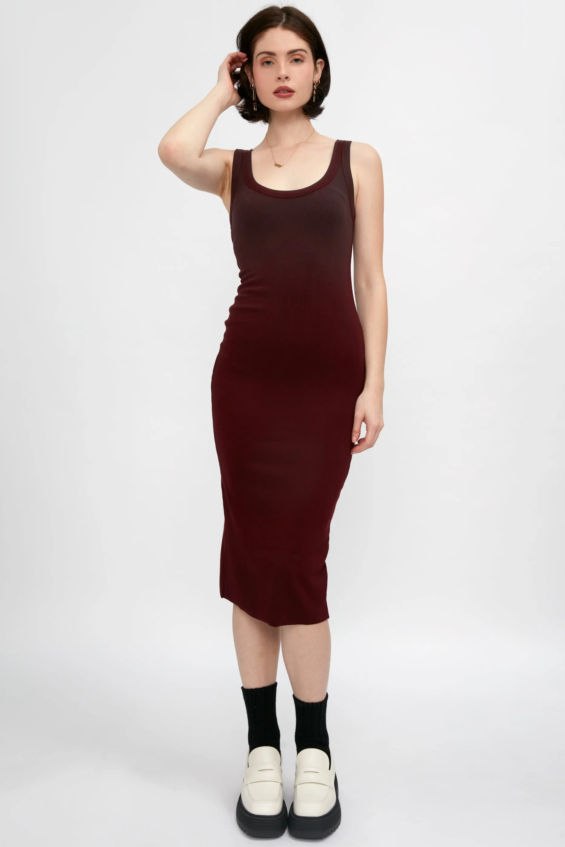 Verona Midi Dress in Eclipse Cast