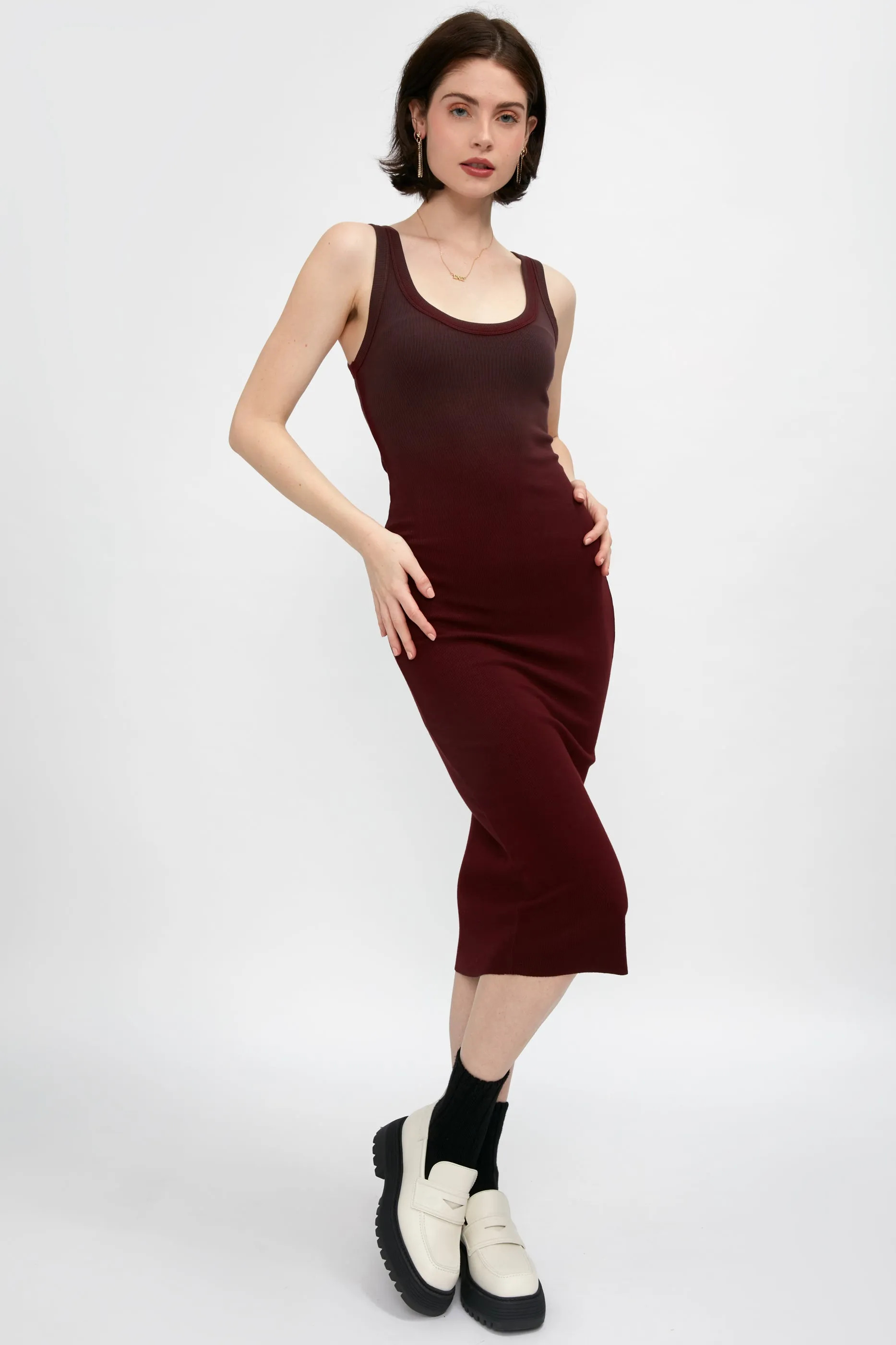 Verona Midi Dress in Eclipse Cast