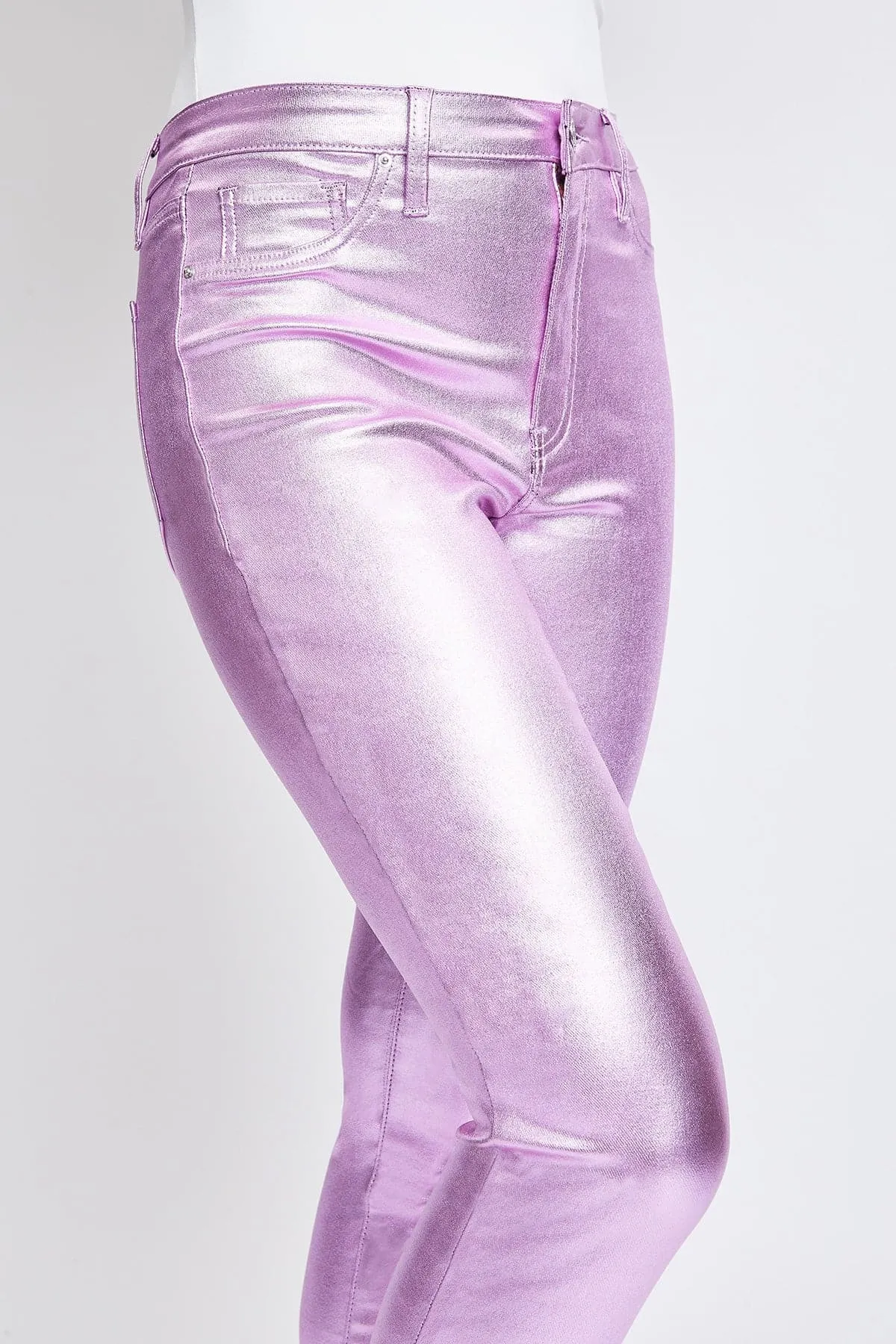 Women's  Metallic Hyperstretch Skinny Pants