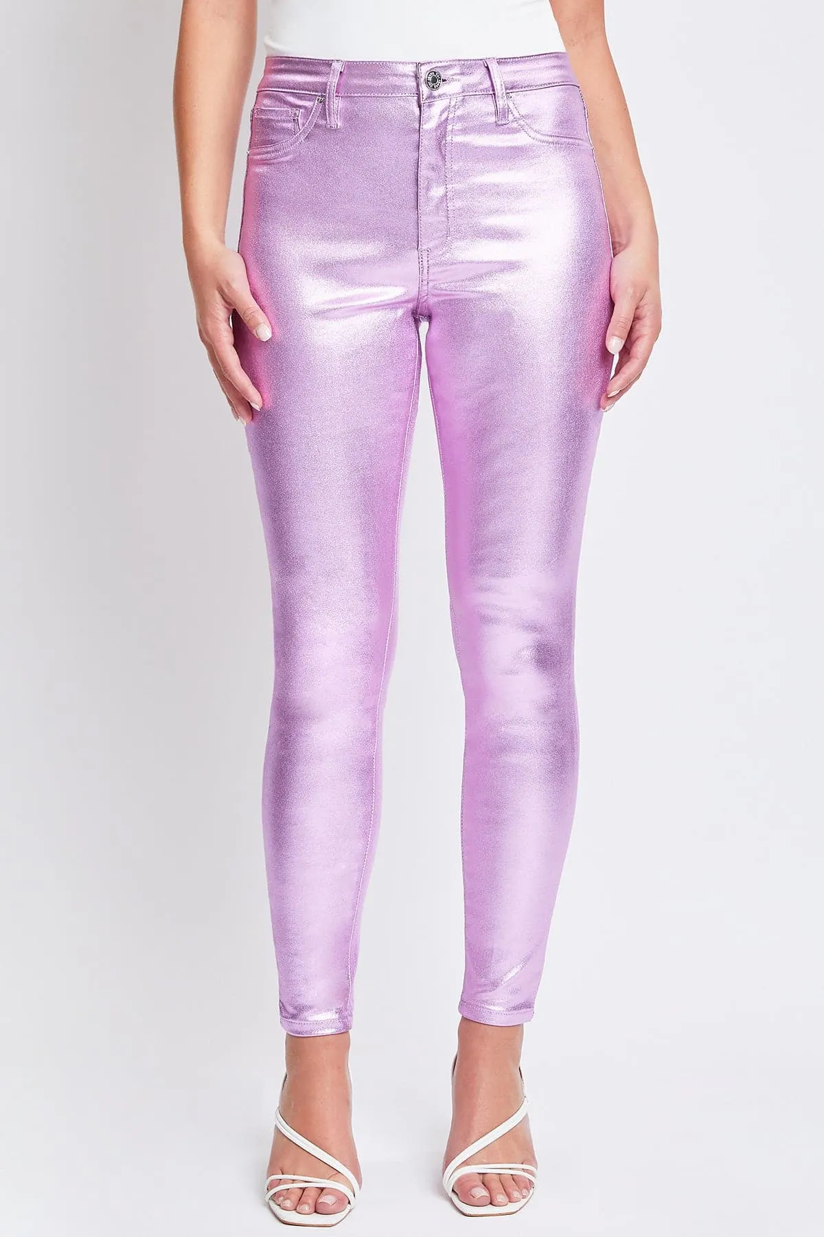 Women's  Metallic Hyperstretch Skinny Pants